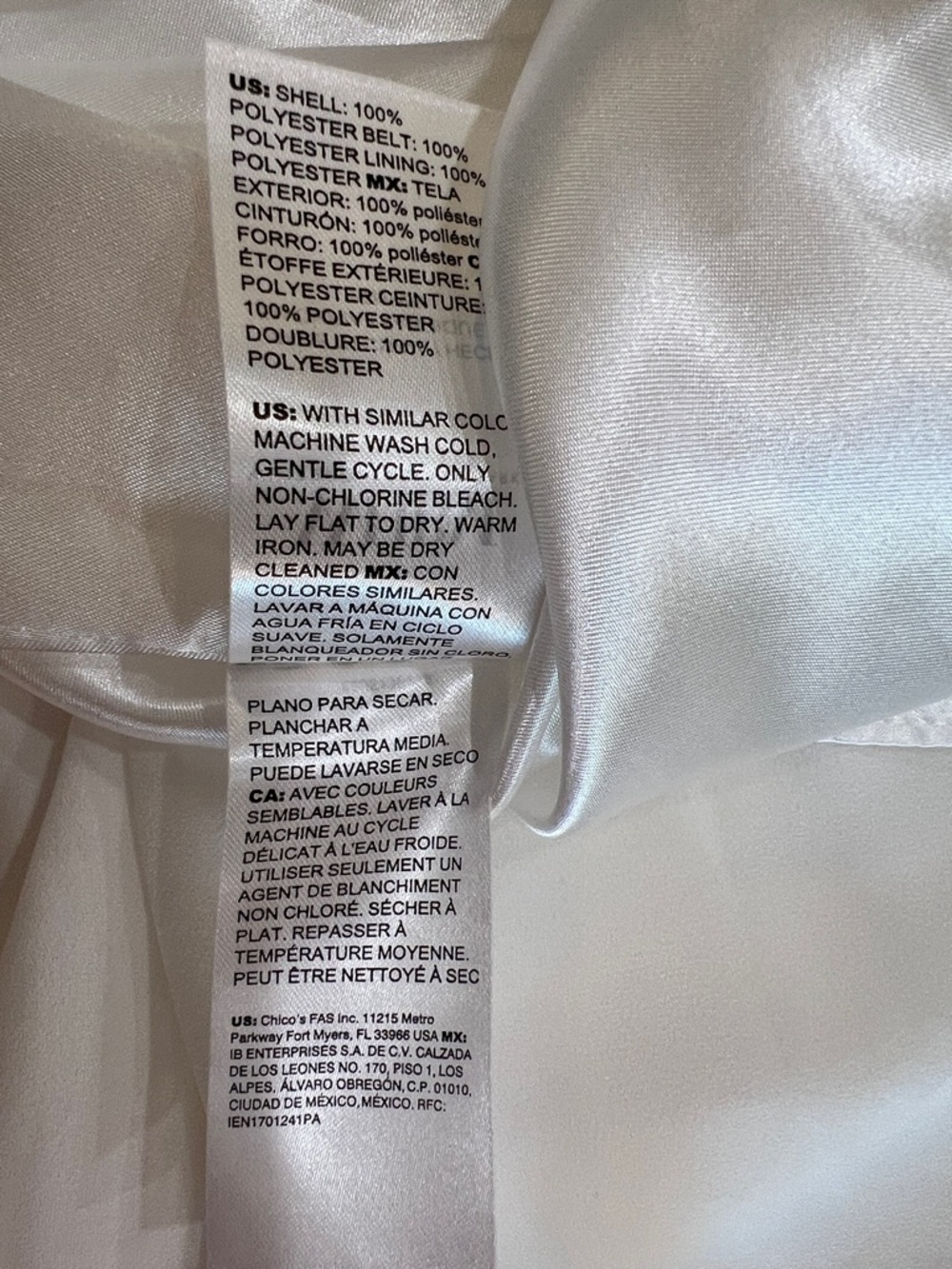 White House Black Market Beaded Godet Dress White Long Sleeve Size 18 NWT - Picture 10 of 13